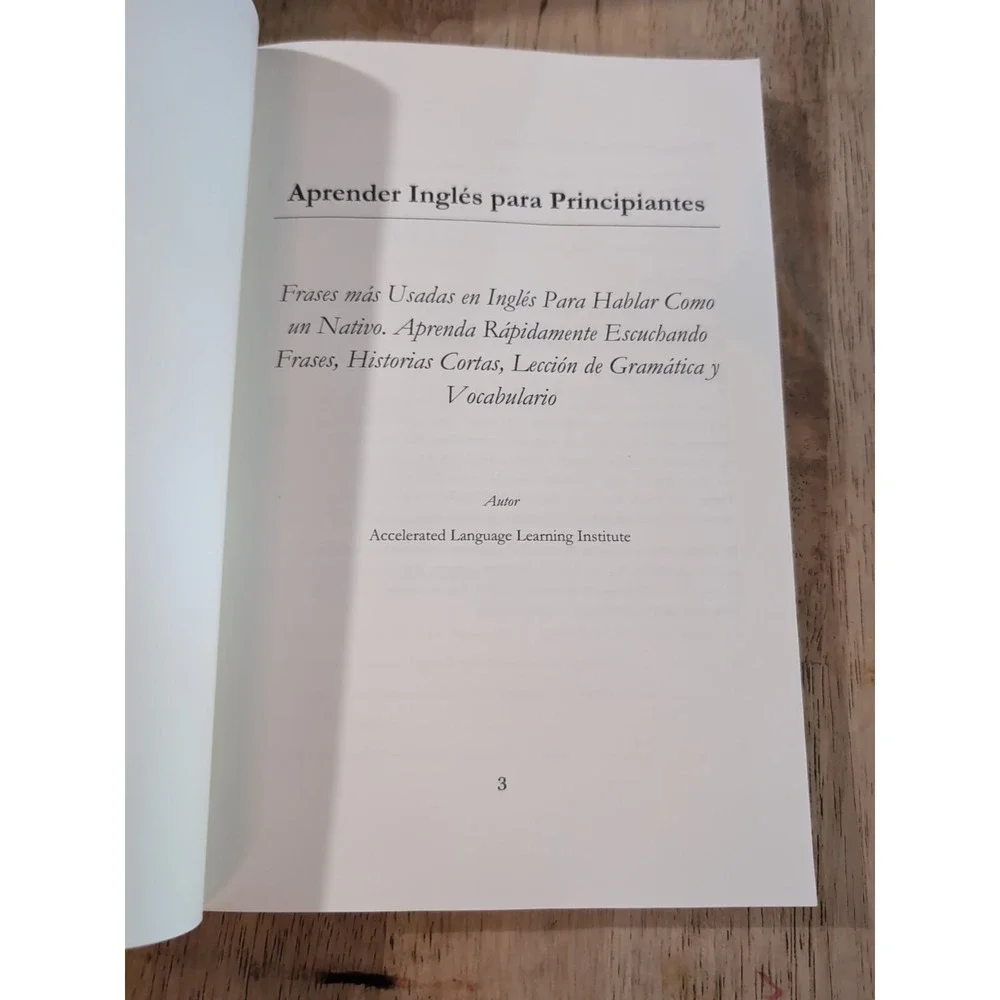 Ingles Para Principiantes English For‎ Beginners. Accelerated Language Learning